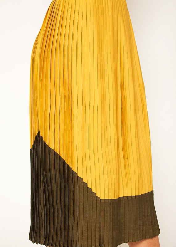 Pleated Midi Skirt XS XL