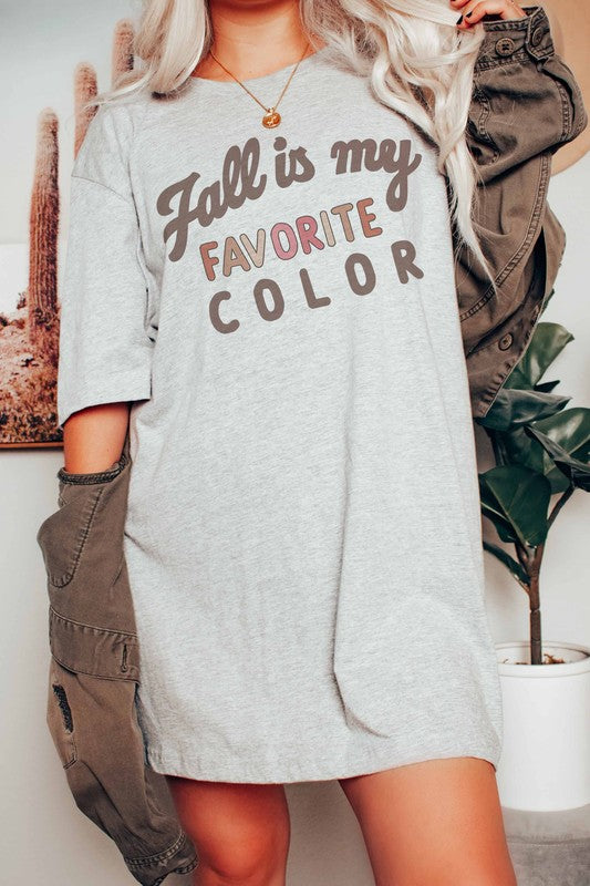 Fall Is My Favorite Color Graphic Tee Plus Size