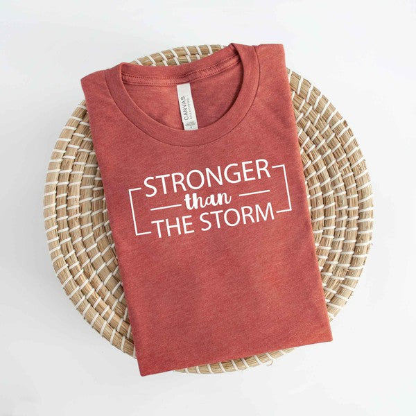 Stronger Than The Storm Short Sleeve Graphic Tee