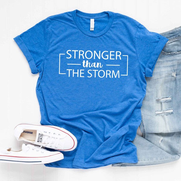 Stronger Than The Storm Short Sleeve Graphic Tee