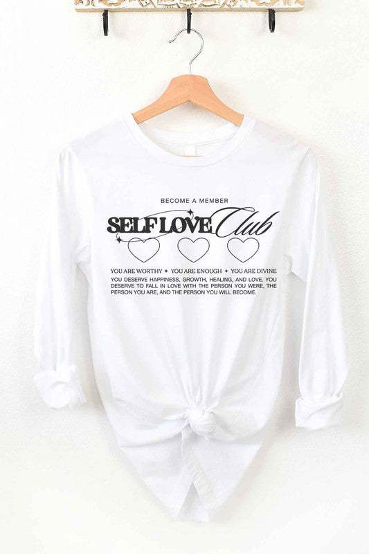 SELF LOVE CLUB LONG SLEEVE TEE