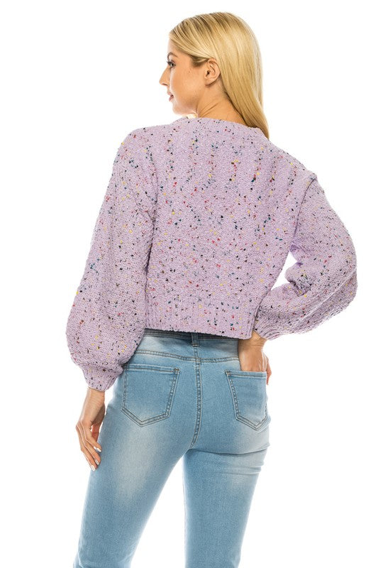 Crop multicolor Sweater